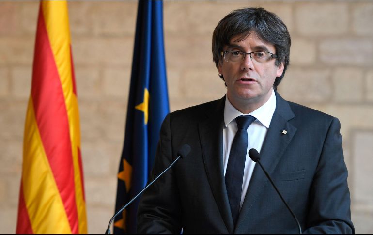 La fiscalía pidió a la Audiencia Nacional en Madrid que emita una orden de detención europea para Puigdemont.  AFP/ L. Gene