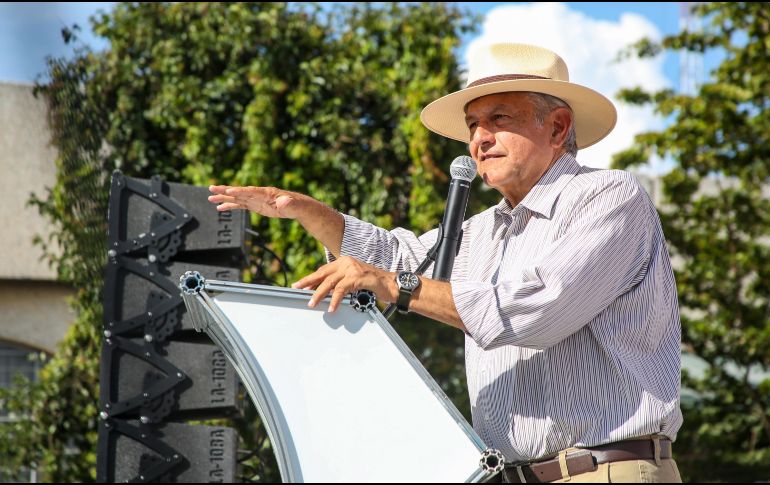 Desde la adquisición y la puesta en operación de la aeronave por la Presidencia de la República, el tabasqueño ha criticado su costo. EL INFORMADOR/ ARCHIVO