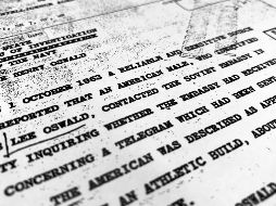 El gobierno estadounidense dio a conocer este viernes algunos documentos sobre el viaje que realizó Lee Harvey Oswald a la CDMX. AP / CIA