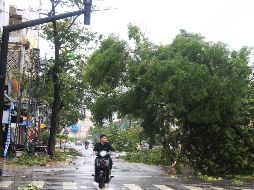 Más de 35 mil personas fueron evacuadas y llevadas a lugares seguros antes de que llegara el cilcón, según la Autoridad de Gestión de Desastres de Vietnam. EFE / Nha Trang