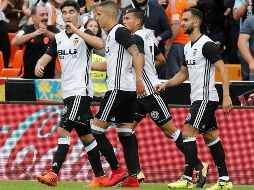 El club de Mestalla igualó un registro obtenido entre el final de la temporada 46-47, en la que se proclamó campeón de Liga. EFE / J. C. Cárdenas