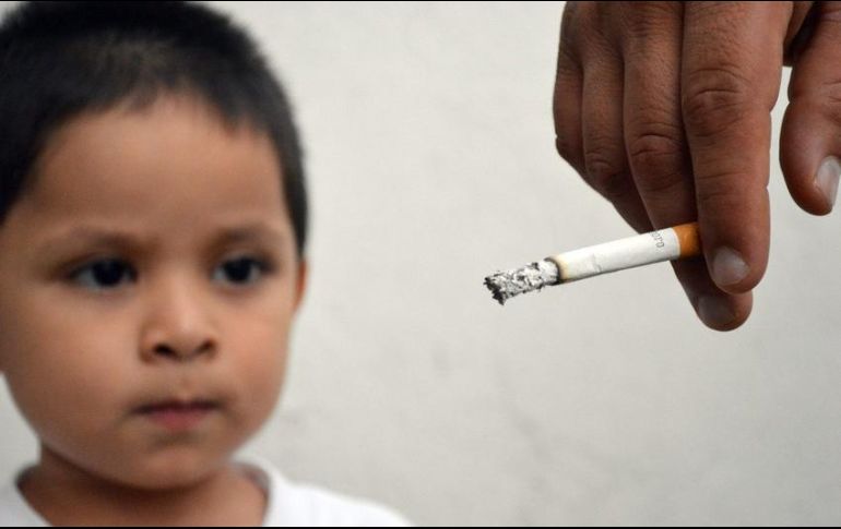 Se estima que a nivel mundial entre 30 y 70 por ciento de la población infantil es expuesta directa o indirectamente al humo del tabaco. NTX/ARCHIVO