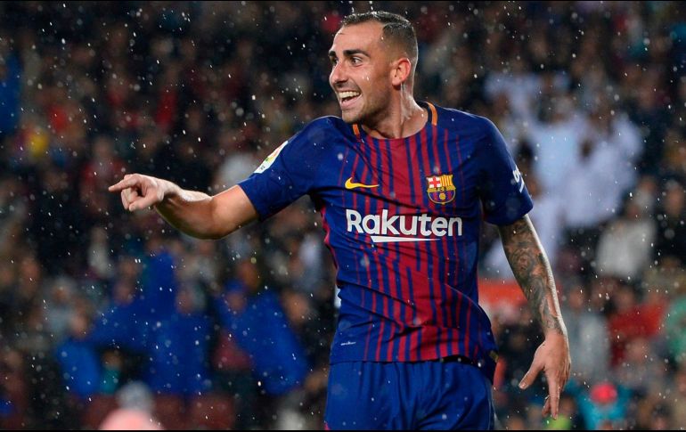 Alcácer anotó al 23' y después repitió al dosis al 65'. AFP/J. Lago