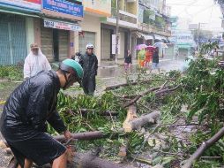 El fenómeno causó los mayores daños en la central provincia de Khanh Hoa, pero también afectó a las vecinas Binh Dinh y Lam Dong. EFE / ESPECIAL