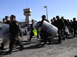 La noche de ayer viernes se registró una riña en el penal Neza Bord, en el Estado de México. SUN/G. Perea