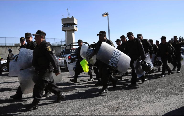 La noche de ayer viernes se registró una riña en el penal Neza Bord, en el Estado de México. SUN/G. Perea