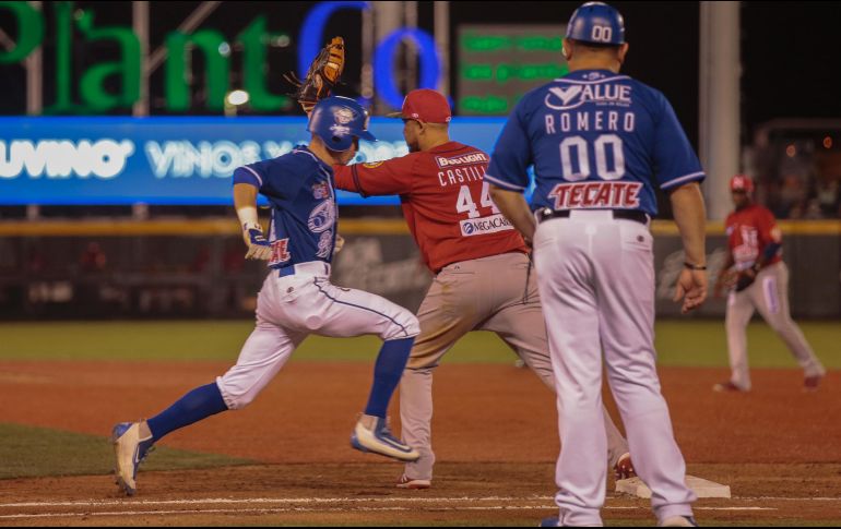 La ofensiva jalisciense terminó el juego con un ponche para Carlos Figueroa. EL INFORMADOR/F. Atilano
