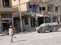 El ataque, realizado con un coche bomba, causó también la muerte de dos miembros de las Fuerzas de Siria Democrática. AFP/STRINGER