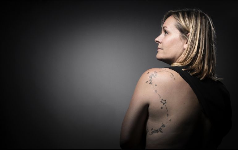 Fanny, quien perdió a su compañero Olivier en el ataque al Bataclan, se colocó  