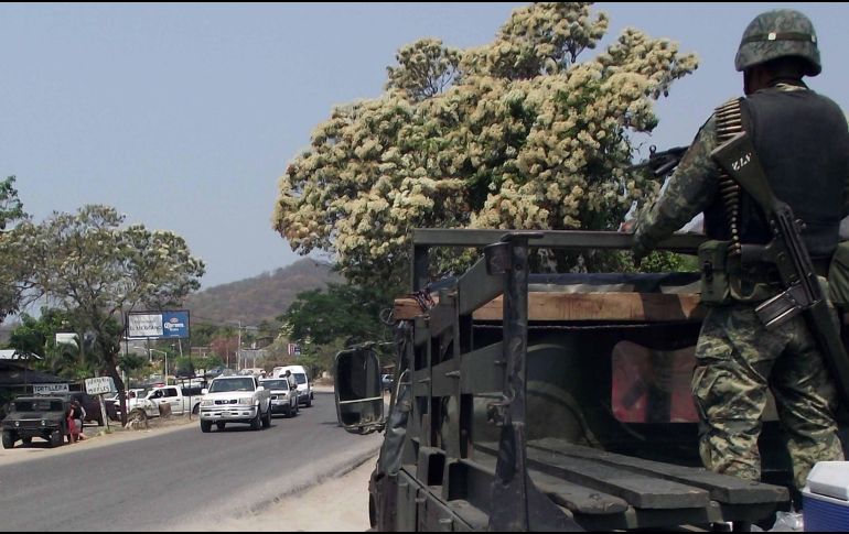 Elementos de la Sedena lograron abatir a cuatro civiles armados durante un enfrentamiento registrado sobre el viaducto Monterrey-Matamoros. NTX / ARCHIVO