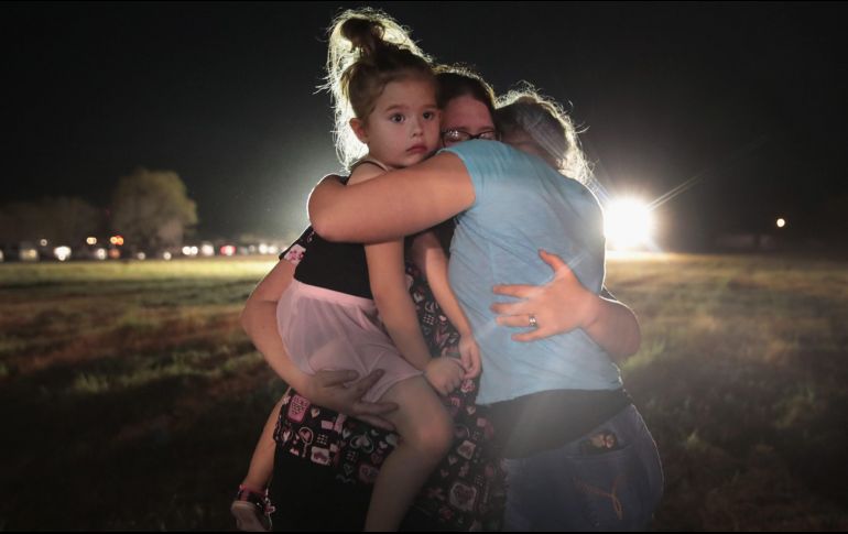 El ataque del pasado domingo a una iglesia bautista en Texas, al sur de Estados Unidos, dejó 26 muertos. AFP / S. Olson