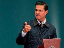 Peña Nieto puso énfasis en que el gobierno de la República, tendrá en su página de internet la transparencia de los recursos que la administración federal está disponiendo para la reconstrucción. EFE / Presidencia de México