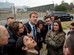 La Casa Blanca había informado antes del viaje y que el mandatario no visitaría la zona. AP / A. Harnik