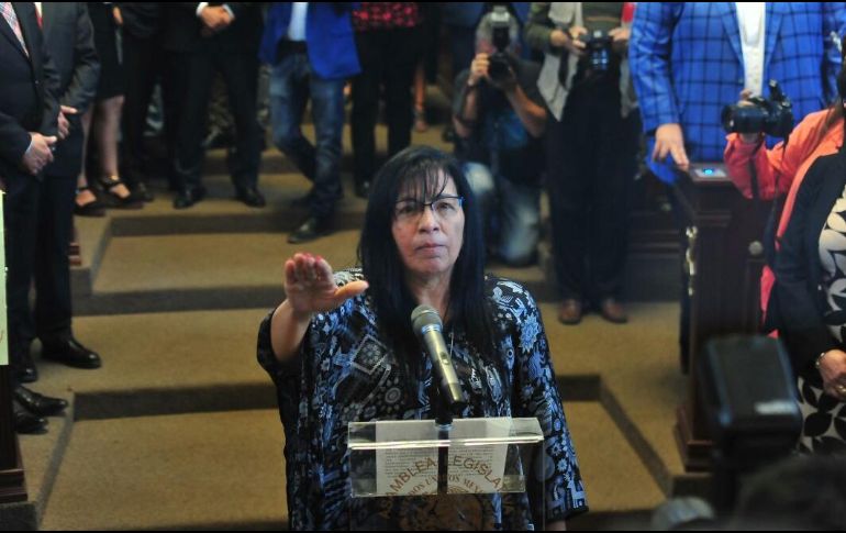 Nashieli Ramírez  rindió protesta para encabezar el organismo defensor de los derechos humanos. TWITTER / @AsambleaDF