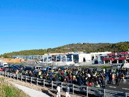 La huelga, que no ha tenido el apoyo que se esperaba, afecta principalmente al tránsito. AFP/L. Gene