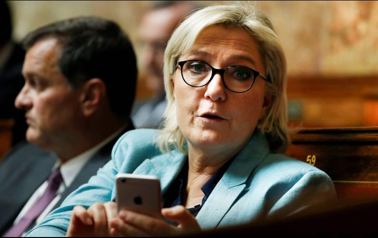 La presidenta del partido de extrema derecha Frente Nacional (FN) será juzgada por el caso. AFP / ARCHIVO