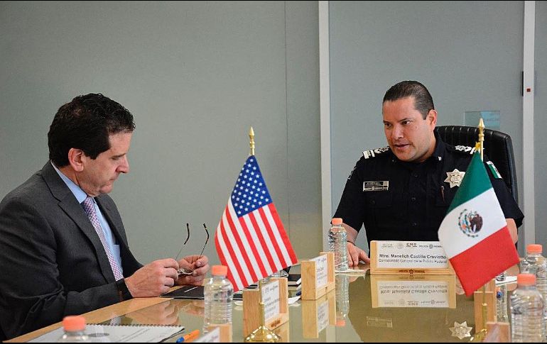El comisionado general de la PF celebró la creación de un grupo de trabajo entre agencias de EU con instituciones de seguridad de México. EFE / Policía Federal