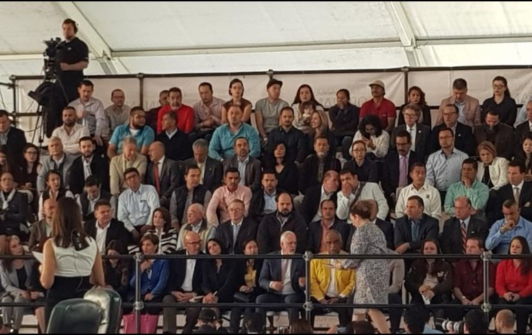 Al foro acuden presidentes estatales de partidos, diputados locales, entre otros. EL INFORMADOR / R. Rivas