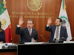 Emilio Gamboa pidió dejar constancia de que hay legisladores que no quieren seguir con el proceso del fiscal. SUN / ESPECIAL