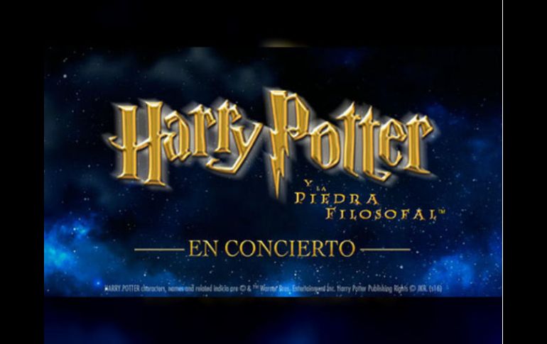 Harry Potter y la piedra filosofalTM en concierto es uno de los grandes eventos de la semana. ESPECIAL / Teatro Diana