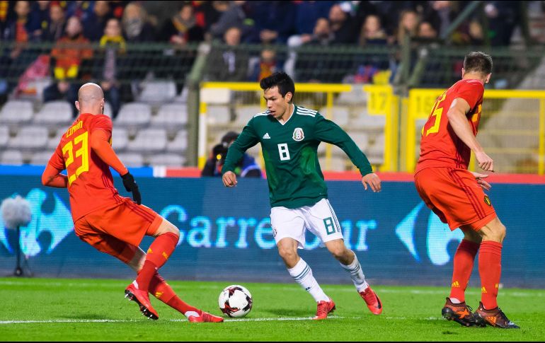 Joel Sánchez vio mejoría en el empate 3-3 que obtuvo la Selección mexicana ante Bélgica. MEXSPORT/E. Alonso