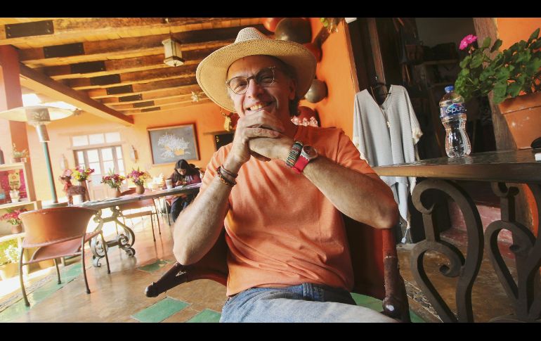 Juan Carlos Rulfo posa para esta casa editorial desde Tapalpa. EL INFORMADOR/F. González