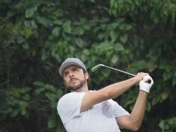 Óscar Fraustro. El mexicano se ubica en el séptimo puesto con una tarjeta de siete bajo par tras dos rondas completas. NTX