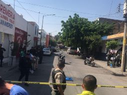 En el lugar fue asegurada un arma fuego. ESPECIAL/