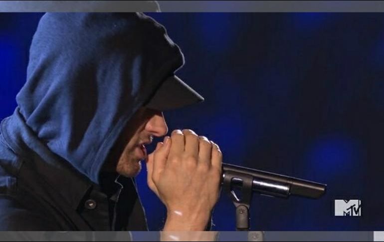Eminem no aparecía en unos MTV EMA desde hace cuatro años.Twitter / @MTV