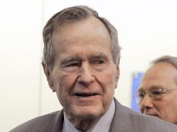 George H. W. Bush, quien ahora tiene 93 años de edad, fue presidente de Estados Unidos de 1989 a 1993. AP / P. Sullivan