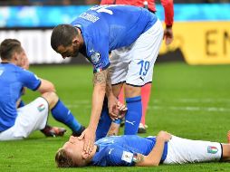 Chiellini disputó los mundiales de 2010 y 2014, y en este último fue protagonista cuando el uruguayo Luis Suárez mordió su hombro. EFE / D. Zennaro