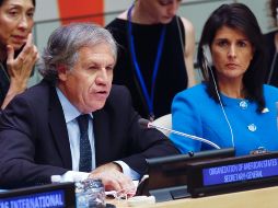 “La situación que se desarrolla en Venezuela es más una tragedia humana”, resaltó la embajadora de EU. AP / B. Matthews