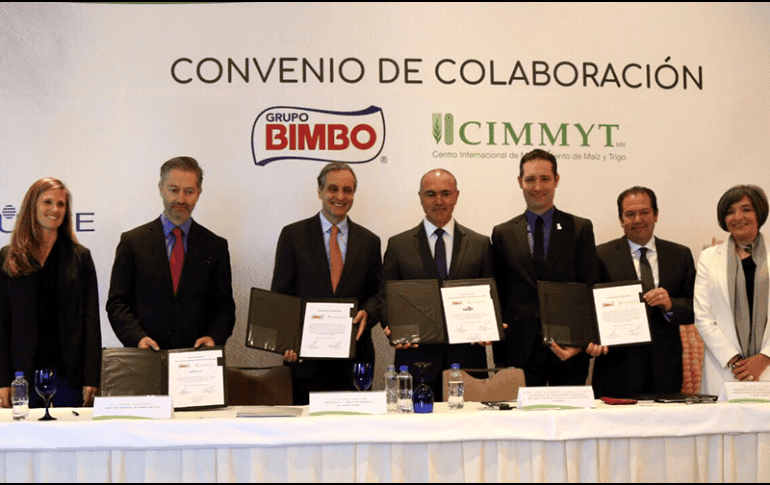 Bimbo y el Centro Internacional de Mejoramiento de Maíz y Trigo esperan aumentar la producción de ambos granos a 75 mil toneladas. FACEBOOK/GrupoBimbo