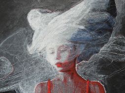 Pieza. Cuadro que estará a la venta, obra de Carlos Larracilla. ESPECIAL