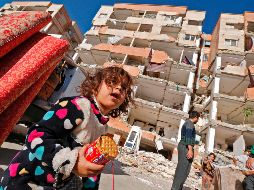 El terremoto ha dejado 540 muertos y más de 70 mil damnificados. AFP/A. Kenare