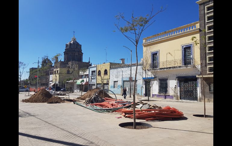 La primera etapa del proyecto comprende entre la calle de Hospital (foto) y Jesús García. EL INFORMADOR / S. Rodríguez