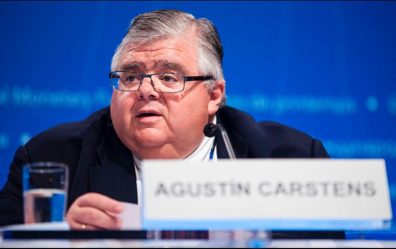 Agustín Carstens dejará de ser el presidente del CMFI a partir del 1 de diciembre. AFP / ARCHIVO