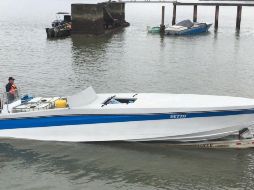 Durante la incautación también se encontraron 50 cartuchos que habían sido lanzados al mar. ESPECIAL/ @armadacolombia