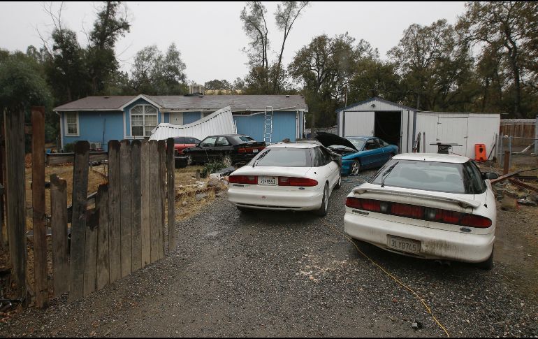 Casa de Kevin Janson Neal, que el martes 14 de noviembre asesinó a cinco personas en Tehama, California. AP/R. Pedroncelli