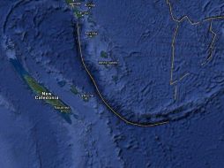 El Servicio Geológico de Estados Unidos (USGS)situó el hipocentro a 10 kilómetros de profundidad bajo el lecho marino. TWITTER