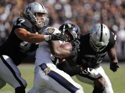 Los Raiders se medirán a Nueva Inglaterra en el Estadio Azteca el próximo domingo 19 de noviembre a las 15:25 horas. EFE/ARCHIVO