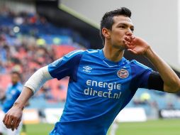 Lozano es líder goleador de la Eredivisie con nueve tantos. TWITTER/@psveindhoven