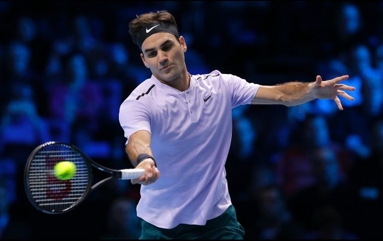 Roger Federer marcha invicto en tres partidos disputados en la Copa Masters este año. AP/A. Grant