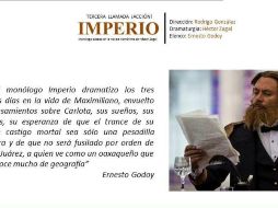 La pieza deshace algunos mitos alrededor de la figura de Maximiliano. FACEBOOK / IMSS Jalisco