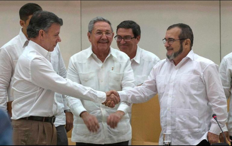La FARC considera que la corte introdujo en su fallo modificaciones al acuerdo firmado con el gobierno de Juan Manuel Santos en noviembre de 2016. AP/Archivo