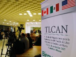 El equipo mexicano trabaja para lograr acuerdos en defensa de los intereses nacionales. EFE/J. Méndez