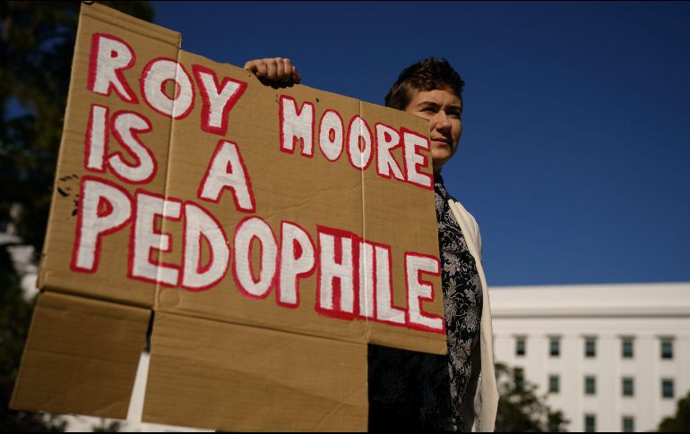 Moore ha sido acusado de conducta inapropiada hacia muchachas jóvenes cuando era fiscal de distrito adjunto. AFP/ D. Angerer
