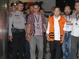 El político, de 62 años, podría estar relacionado con la malversación de 2.3 billones de rupias de los fondos públicos en una operación que implica a otras 36 personas. AFP/R. Kasuba