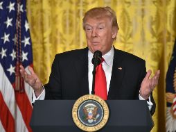 Donald Trump adelanta que en las próximas semanas el Departamento del Tesoro aplicará nuevas sanciones a Corea del Norte. AFP / ARCHIVO