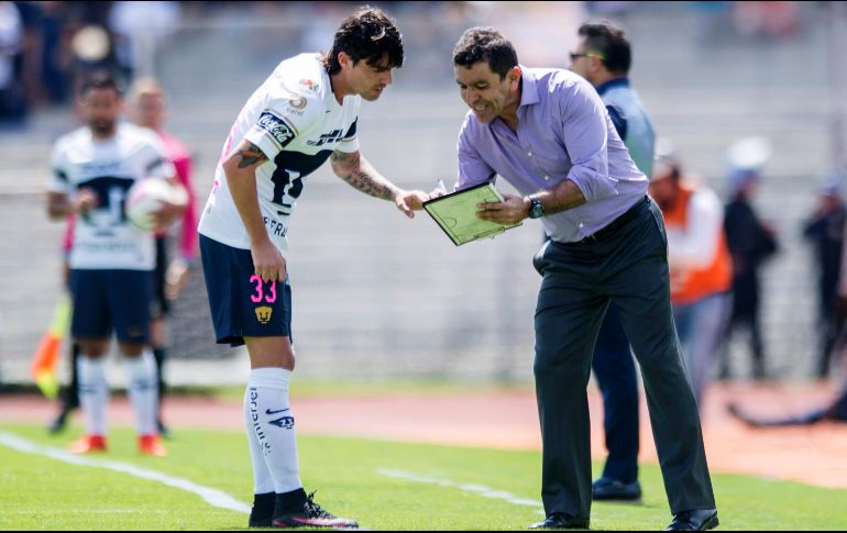 Una de las tres victorias de UNAM en el Apertura 2017 ocurrió bajo el mando de Patiño. MEXSPORT/ARCHIVO